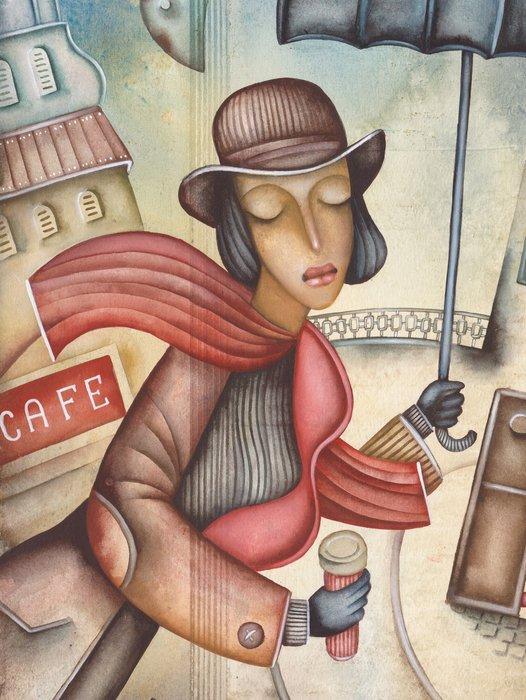 Eugene Ivanov - Berth on the Moon, Antiquités & Art, Art | Peinture | Moderne