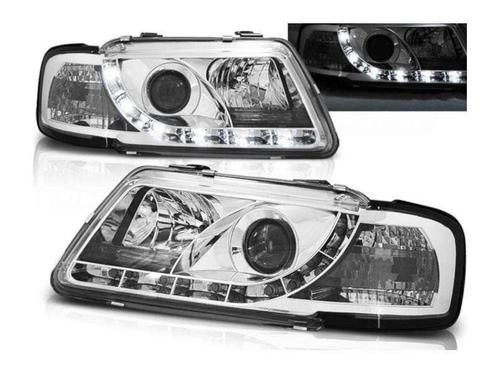 Koplampen LED DRL Chrome geschikt voor Audi A3 8L, Auto-onderdelen, Verlichting, Nieuw, Audi, Verzenden
