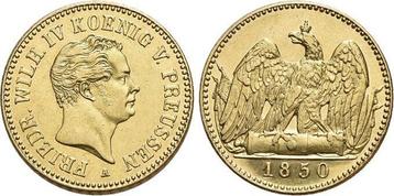 Goud-friedrichsdor 1850 A Brandenburg-Preussen Pruisen... beschikbaar voor biedingen
