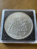 Gabon. 1000 Francs CFA 2010 Springbock 24 k Teilvergoldung