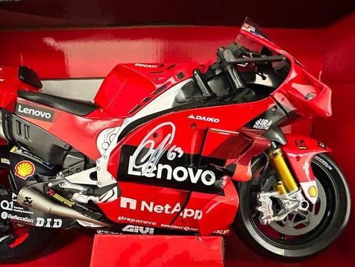 Ducati Team - Francesco Bagnaia - 2022 - Modelmotorfiets op, Verzamelen, Automerken, Motoren en Formule 1