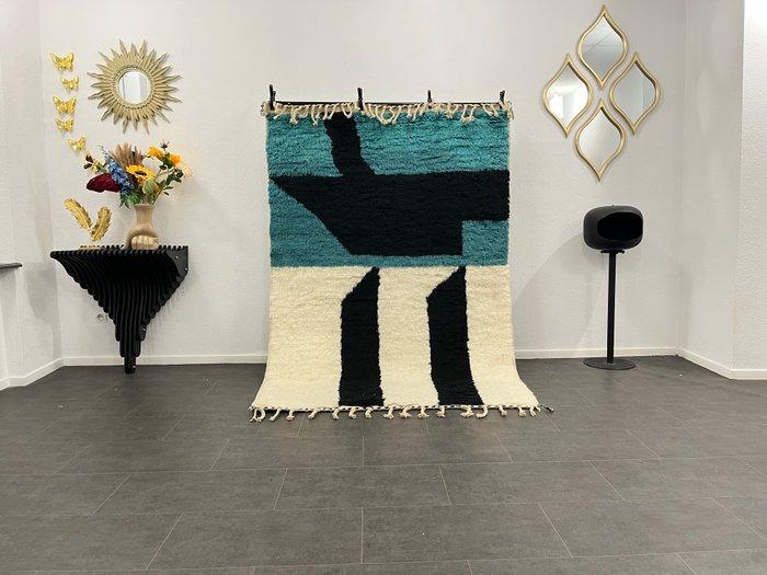 Berber, Beni Ouarain tapijt van wol - Vloerkleed - 230 cm -, Huis en Inrichting, Stoffering | Tapijten en Vloerkleden