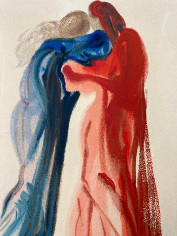 Salvador Dali (1904-1989) - La rencontre entre Dante et beschikbaar voor biedingen
