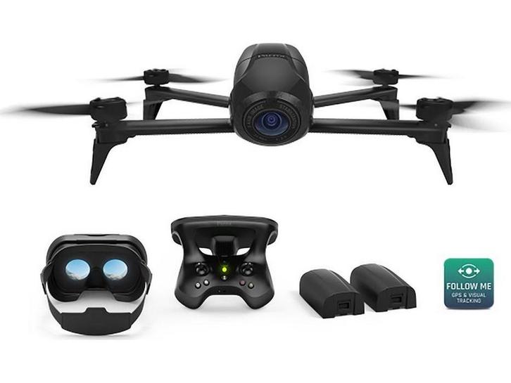 Parrot Bebop2 - Quadcopter - 14 MP camera - Zwart, Huis en Inrichting, Woonaccessoires | Overige, Zo goed als nieuw, Verzenden