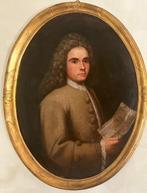 École italienne (XVIII) - Ritratto di aristocratico italiano, Antiek en Kunst