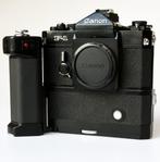 Canon F1 -New no. 307969 met MF Motor Drive  *Zeer fraai*, TV, Hi-fi & Vidéo, Appareils photo analogiques