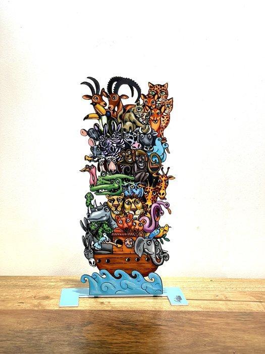 David Gerstein (1944) - Sculpture, Noahs Ark - 30 cm -, Antiek en Kunst, Antiek | Overige Antiek