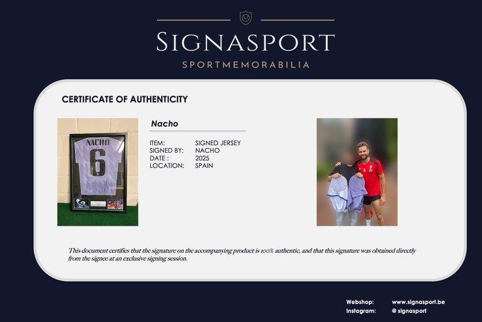 Real Madrid - Kampioenschaps voetbal competitie - Nacho -, Verzamelen, Overige Verzamelen