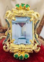 Sans Prix de Réserve - Bague - 9 carats Or jaune, Argent, Bijoux, Sacs & Beauté, Bagues