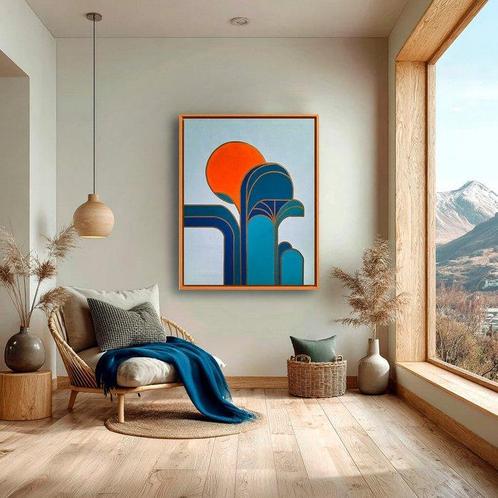 B. Morales - Fountain - XL NO Reserve, Antiek en Kunst, Kunst | Schilderijen | Modern