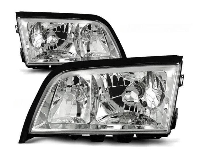 Chrome koplampen geschikt voor Mercedes W202 C-klasse, Auto-onderdelen, Verlichting, Nieuw, Mercedes-Benz, Verzenden