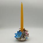 Candeliere rivestito in argento e smalti - Kaarsenhouder -