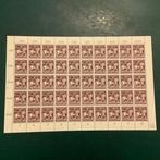 Duitse Rijk 1945 - Oldenburg in volledig vel met twee, Postzegels en Munten, Gestempeld