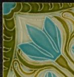 Jugendstil Tegel - Floraal - Manufactures Céramiques, Antiek en Kunst