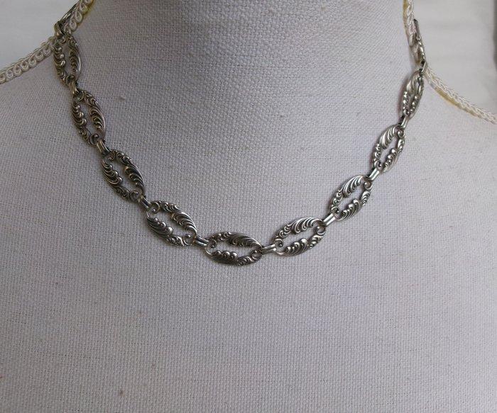 Zilver - Halsketting - Jugendstil, Antiek en Kunst, Kunst | Designobjecten