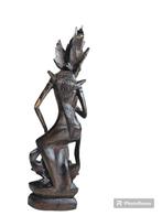 Met de hand gesneden Balinese houten beeldhouwkunst –, Antiek en Kunst