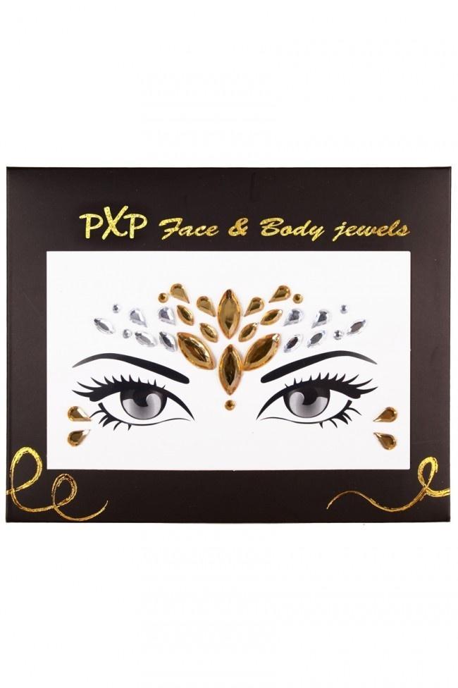 PXP Gezicht Sticker Face Jewels Divine Goddess, Hobby en Vrije tijd, Feestartikelen, Nieuw, Verzenden