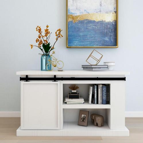 vidaXL Ophangset voor minischuifdeur 152 cm koolstofstaal, Doe-het-zelf en Bouw, Overige Doe-Het-Zelf en Bouw, Nieuw, Verzenden