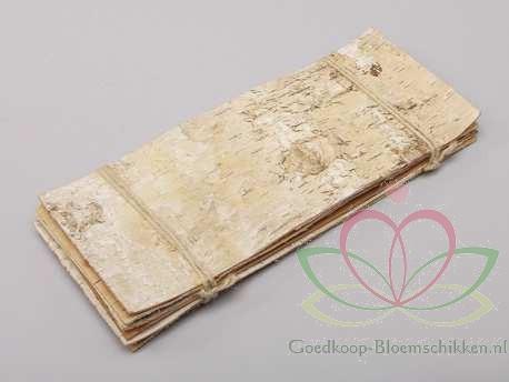 Berkenschors 48*15 cm. White / 5 stuks Berkenschors 48, Hobby en Vrije tijd, Knutselen, Nieuw