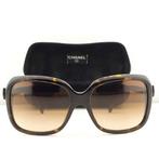Chanel - Square Tortoise Shell with Black Ribbon & Chanel, Handtassen en Accessoires, Zonnebrillen en Brillen | Dames, Nieuw