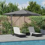 vidaXL Parasol Antraciet 352 x 251 x 265 cm Polyester en, Verzenden, Nieuw