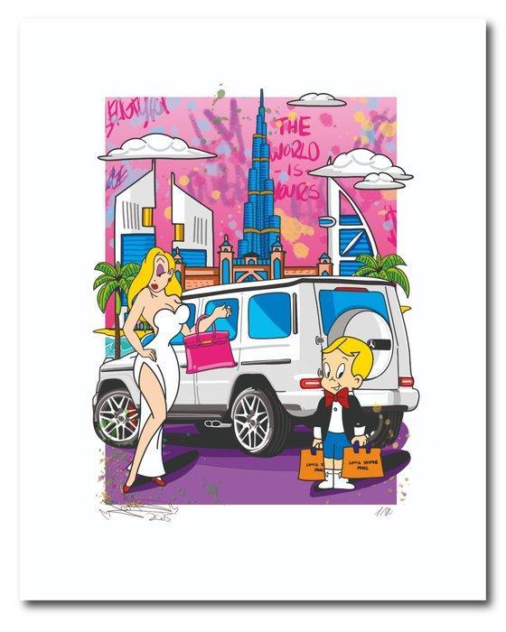 Louis Michel Krüger - Come to Dubai (3D-Artwork), Antiek en Kunst, Kunst | Designobjecten