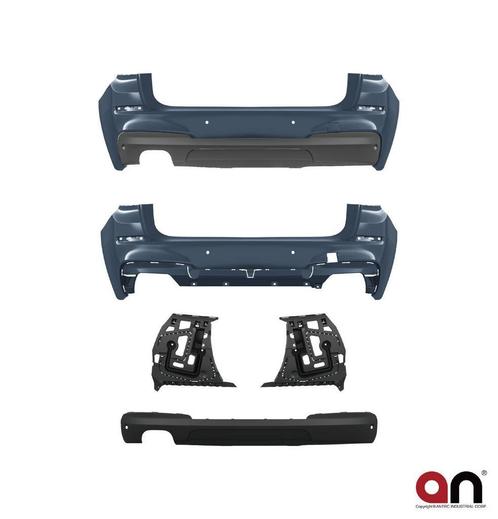 M Pakket Achterbumper + Diffuser BMW 5 Serie F07 GT B3858, Auto-onderdelen, Carrosserie, Nieuw, BMW, Achter, Bumper