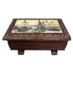 Opbergkoffer - Hout - Massief houten kist, Antiek en Kunst