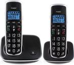 Fysic FX-6020 - Big Button Dect telefoon - 2 handsets - Zwar, Huis en Inrichting, Verzenden, Nieuw