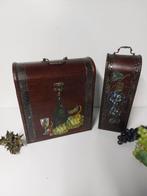 Krat (2) - Hout - wijnkisten koffers hout