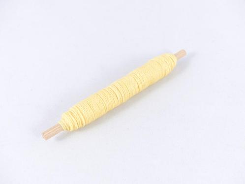 Macramé Koord - LICHT GEEL / LIGHT YELLOW - Waxed Polyest.., Hobby en Vrije tijd, Kralen en Sieraden maken, Nieuw, Ophalen of Verzenden