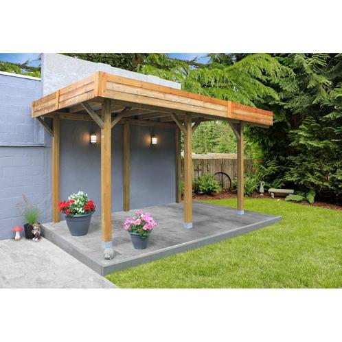 Carport in hout - modulair geimpregneerd 3064 x 5064 mm -, Tuin en Terras, Tuinhuizen, Nieuw