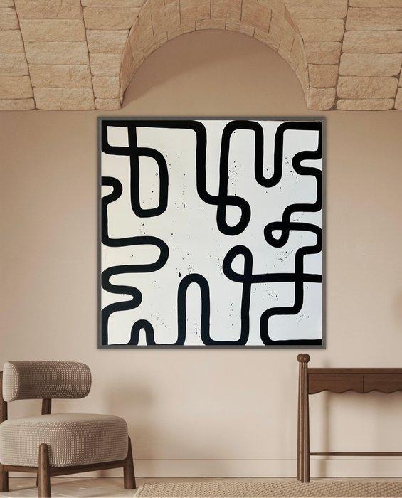 Stefanie Raus - Schwarze Frequenz 958 XXL, Antiek en Kunst, Kunst | Schilderijen | Modern