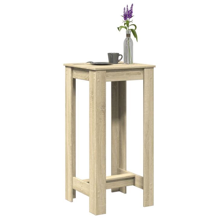 vidaXL Bartafel 51x50x103,5 cm bewerkt hout sonoma, Huis en Inrichting, Tafels | Eettafels, Nieuw, Verzenden