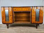 Credenza - Chippendale dressoir met marmeren blad - Glas,, Antiek en Kunst