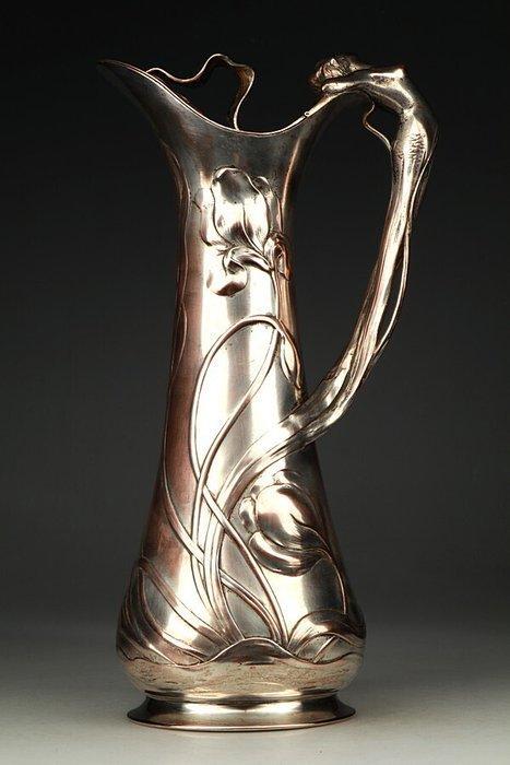 Karaf - Verzilverd, Antiquités & Art, Art | Objets design