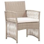 Poly Rattan Tuinstoelen (2) | Tweede Kansje | Zomerdeal, Tuin en Terras, Verzenden, Nieuw, Kunststof