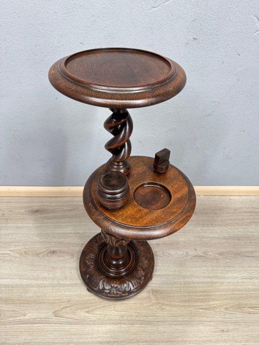 Rokerstafel in warm bruin hout - Table dappoint - Bois, Antiek en Kunst, Antiek | Overige Antiek