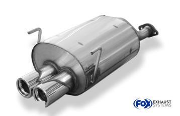 FOX Honda Civic IV einddemper - 2x76 type 13, Verzenden