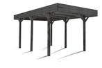NIEUW - Carport LOUISON - vrijstaand antraciet, Verzenden, Nieuw