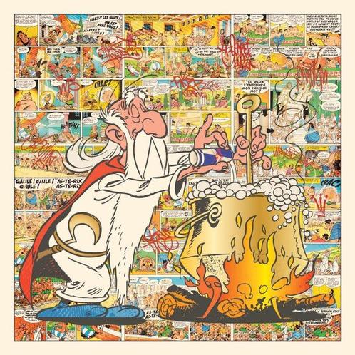 Kobalt (1970) - The magic potion : the untold story (red, Antiek en Kunst, Kunst | Schilderijen | Modern