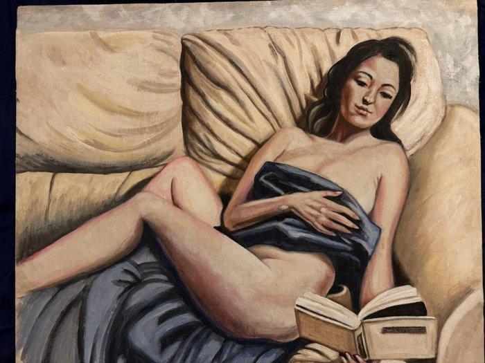 Laura Segatori (XX-XXI) - Sofa, Antiek en Kunst, Kunst | Schilderijen | Klassiek