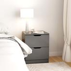 Nachtkastje Grijs 40x40x50 | Retour Deal | -46%, Huis en Inrichting, Minder dan 45 cm, Verzenden, Nieuw, Minder dan 55 cm