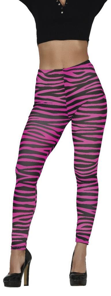 Zebra Legging Roze Dames, Hobby & Loisirs créatifs, Articles de fête, Envoi