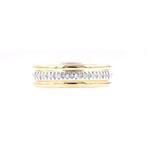 Bague - 18 carats Or jaune -  0.06ct. tw. Diamant