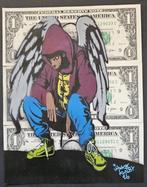 Jinks Kunst - ANGEL - 3 Real US $1 Banknotes - New Artwork