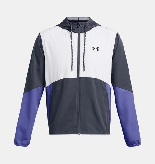 Under Armour Legacy Windbreaker-GRY - Maat LG, Kleding | Heren, Truien en Vesten, Grijs, Nieuw, Maat 52/54 (L), Ophalen of Verzenden