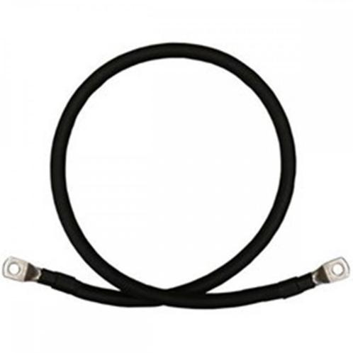 Accukabel zwart 35mm² - 2 meter - 2x M8 oog (Accu Kabels), Doe-het-zelf en Bouw, Zonnepanelen en Toebehoren, Nieuw, Verzenden