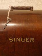 Singer 128K (1924) Naaimachine - Nikkelgeplateerd staal,