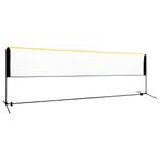 vidaXL Badmintonnet verstelbaar 500x103x94-158 cm metaal, Sport en Fitness, Badminton, Verzenden, Nieuw